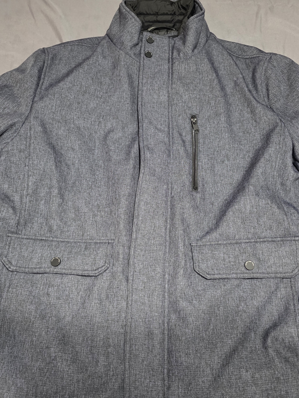 Andrew Marc Men's Heather Gray Performance Jacket